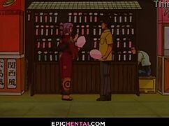 In this hentai, Mahoko experiences her first time with licking and big tits involved