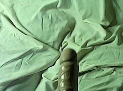 Mature dominates sissy with strapon in wild homemade session