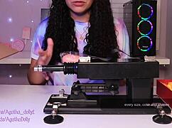 Testing My New Sex Machine - Agatha Dolly Loves Speed