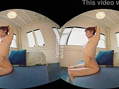 Amateur Mercy West Intensely Yanks Her Pussy To Climax In Softcore Solo