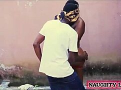 african neighbor's wife blows my big dick in hardcore action