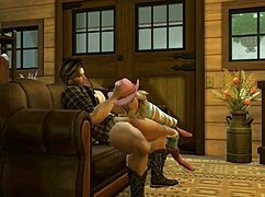 dude ranch where big tits get rode hard in 3d