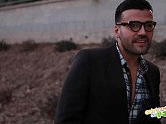 latina teen in math teacher casting interview, shaved and ready for hardcore