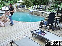 Boy gets ass loaded with cum from gay officer!