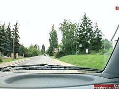 Brunette Milf Enjoys Outdoor Threesome With German Model