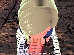 Android Number 18 In Different Positions Pov Dragon Ball Z Part 1