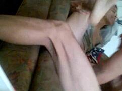 Petite Latina Amateur Enjoys Relaxing Home Session