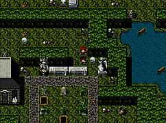 Harem game episode with farmer's daughter and furry dildo