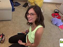 Petite Kacie Castle gets a POV FUCKING from her tattooed friend.