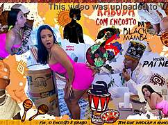 Vitoria Beatriz screams during rough monster cock action with black mamba