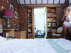 Beautiful Blonde Pornstar Enjoy The Big Dick In Her Vagina: Doggystyle Ass Lick and Ball Titty Fuck