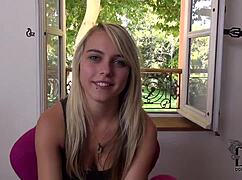 Chloe's Intense Pleasure Undressing with Anal Toy