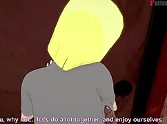 Samui gives a pov blowjob to naruto in this see-through fantasy scene