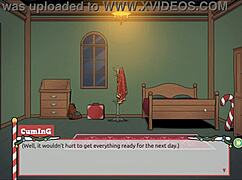 Wow, the boss has a huge cock in this hentai game!