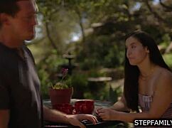 Stepcousins Share Intense Emotions During Family Reunion Fuck