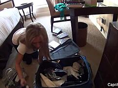 capri cavanni reveals big tits ass pussy in emotional backstage striptease