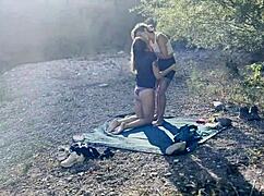 Catalan girls enjoy outdoor activities together