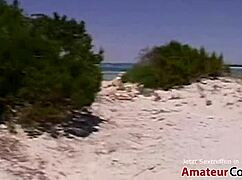 naughty kikki enjoys a whipping and some outdoor fun with amateurs.