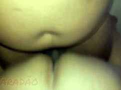 can you believe she's cumming through her ass and taking facial on her hairy latina ass?