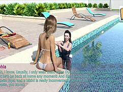 A wife and stepmother play game