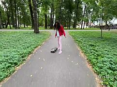 Did you see me pick up that 18-year-old and fuck her ass on a tree in the park?