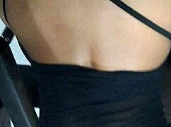 Prostitute moans loudly on black man's cock