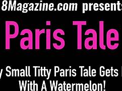Skinny Paris Tale Teases with Watermelon Mess