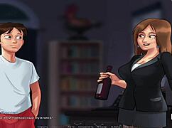 SummertimeSaga - Banging hot French teacher in episode 2-31.