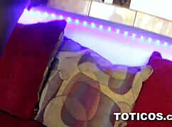 Black Latina Teen Blows Black Cock on Beach.