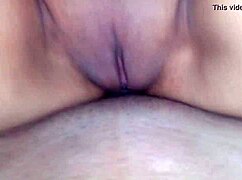 This young couple enjoys amazing cowgirl rides with tattoos and cum.