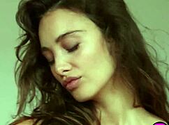 Colombian MILF Undresses in Black Lingerie