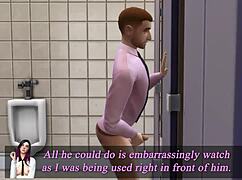 horny wife cheats right in front of her husband