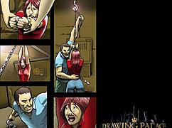 Cartoon babes get pussy fucked and scream from cock