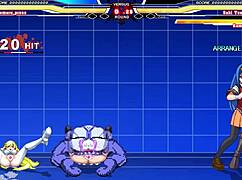 Kuromaru Battles Arcana Heart in Intense Anime Showdown