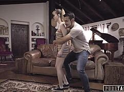 Pure Taboo! Aliya Brynn Surrenders Virginity In Wild Doggy Bang!