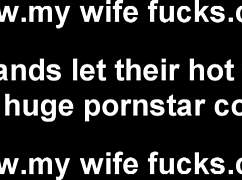 I'm ready to ride his big cock in front of you