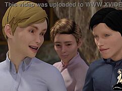 Thick slutty milfs take huge dick all weekend in mansion