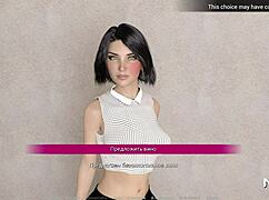 Milf Babe In Shower Masturbates With POV Instructions! She follows the game rules in 3D.