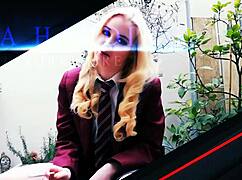 Ellie Shou says, 'lick my pussy before cowgirl riding and swallowing cum.'