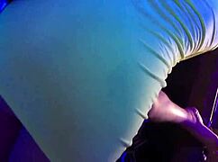 i was trying a yellow micro dress to decide if i buy it or not when i got grabbed by the ass and put down to suck cock