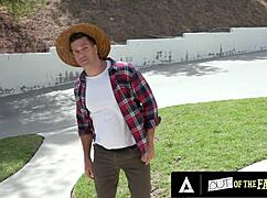 My wife's teen Penelope Kay fucks exhibitionist style in front of me.