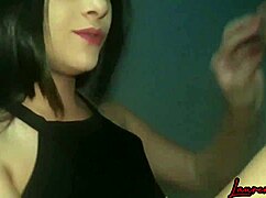 Laurencat twerks and takes cumshot in mouth close up. So sloppy!