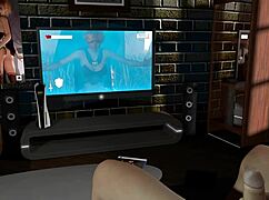 In this reverse isekai, the elf from the videogame experiences intense anal sex.