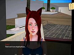 I explore my new family with the redhead milf's big tits.