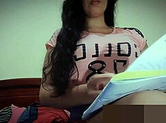 lucky guy bends over shy receptionist for cowgirl in bedroom 😏