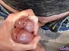 Gay Twink Buddies Share Handjob and Cum Together