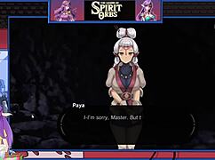 paya in legend of spirit orbs masturbates to orgasm, squirting