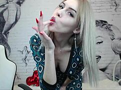 wanna see this blonde give a footjob with her big tits?