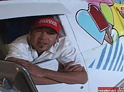 Petite 18yo Teen With Small Tits Picks Up For Car Ride