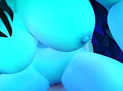 the night elf from wow rides in romantic cowgirl sex with intense orgasm